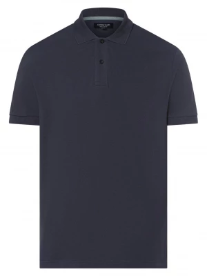 Andrew James - Męska koszulka polo, niebieski|szary