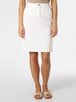 Apriori - Jeansowa spódnica damska, biały