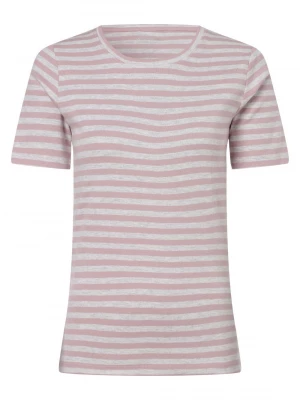 brookshire - T-shirt damski, szary|różowy