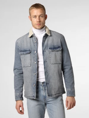 Drykorn - Męska kurtka jeansowa – Hezan, niebieski