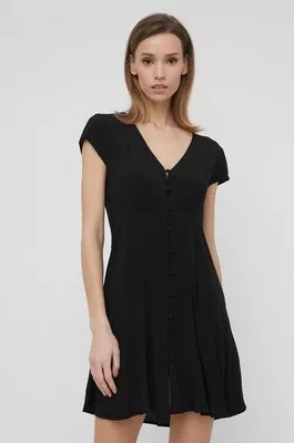 GAP sukienka kolor czarny mini rozkloszowana Gap