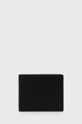 HUGO portfel skórzany 50471612 męski kolor czarny