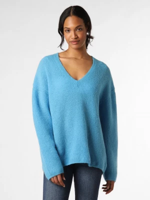 IPURI - Sweter damski z dodatkiem moheru, niebieski