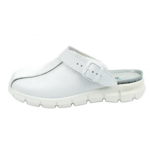 Klapki chodaki buty medyczne Abeba W 57310 białe