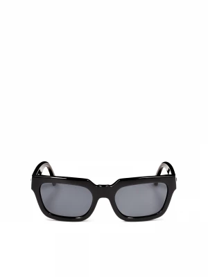 Klasyczne czarne okulary przeciwsłoneczne wayfarer Kazar