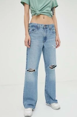 Levi's jeansy BAGGY BOOT damskie medium waist