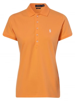 Polo Ralph Lauren - Damska koszulka polo – Slim fit, pomarańczowy
