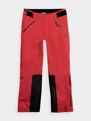 Spodnie narciarskie w kolorze czerwono-czarnym 4F