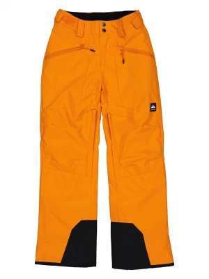 Spodnie narciarskie w kolorze musztardowym Quiksilver