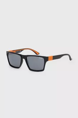 Superdry okulary przeciwsłoneczne męskie kolor czarny