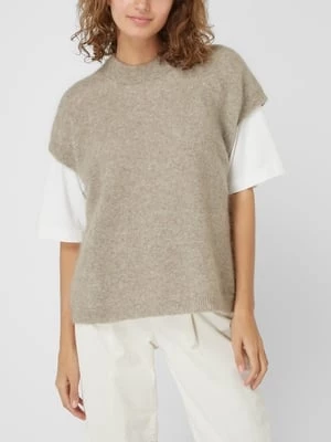 Sweter o kroju oversized z mieszanki moheru model ‘Brook’ Second Female