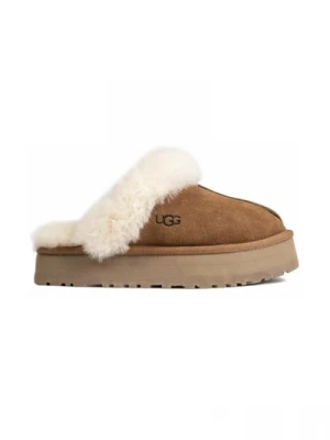 UGG, Disquette Slippers Brązowy, female,