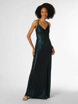 VM - Damska sukienka wieczorowa, czarny|niebieski|zielony